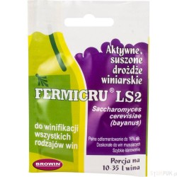 Дрожжи винные для белых и розовых вин  Fermicru LS2 