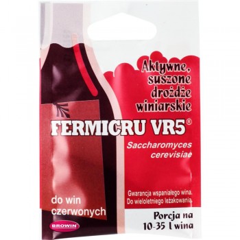 Дрожжи винные для красного вина   FERMICRU VR5